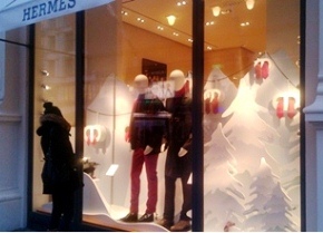 Hermes window display